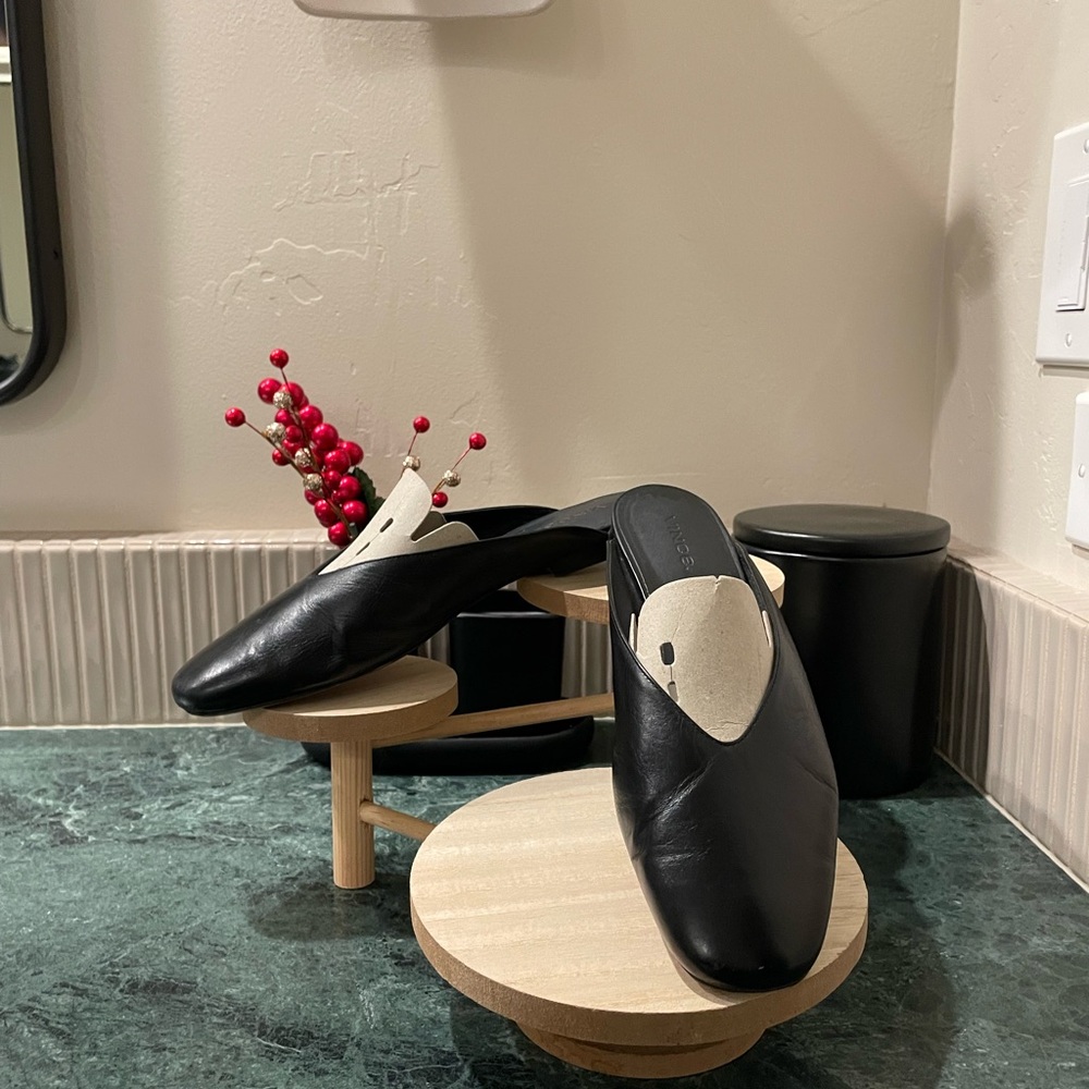 Vince Leather Mules